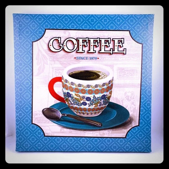 COFFEE CANVAS ART NWT - Picture 6 of 6